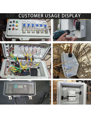 Caja Eléctrica Impermeable IP67 LuSumtly 17x16x9 cm Gris