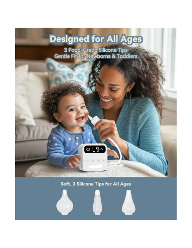 Aspirador Nasal Eléctrico FamiBaby BC-026 para Bebés 450g