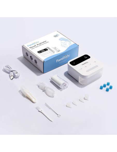 Aspirador Nasal Eléctrico FamiBaby BC-026 para Bebés 450g Aspirador Nasal Eléctrico FamiBaby BC-026 para Bebés 450g