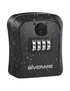 Caja de Seguridad GIVERARE 4 Dígitos Montaje en Pared Negra