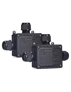 Caja de Conexiones Impermeable QIANZHIYUAN IP68 3 Vías