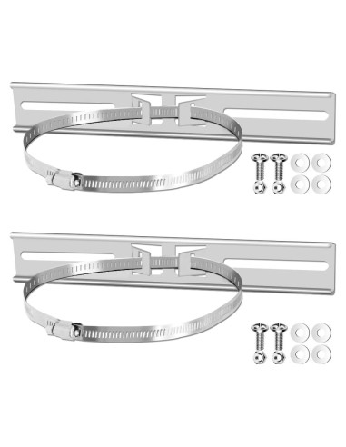 Soporte de Columna Acero Inoxidable HUIXHAO 40 cm Ajustable