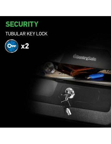 Caja Fuerte SentrySafe a Prueba de Fuego y Agua 0.36 Pies