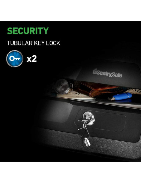 Caja Fuerte SentrySafe a Prueba de Fuego y Agua 0.36 Pies