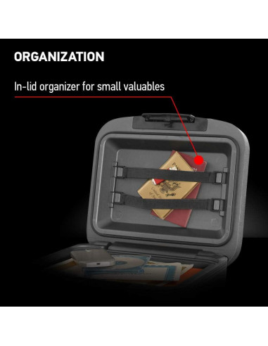 Caja Fuerte SentrySafe a Prueba de Fuego y Agua 0.36 Pies