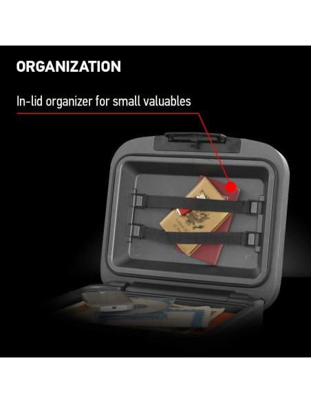 Caja Fuerte SentrySafe a Prueba de Fuego y Agua 0.36 Pies