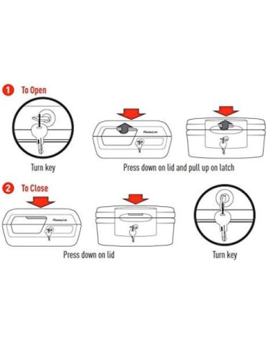 Caja Fuerte SentrySafe a Prueba de Fuego y Agua 0.36 Pies
