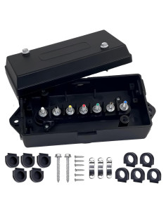 Caja de Conexiones de Remolque 7 Pines GLUWPA Impermeable