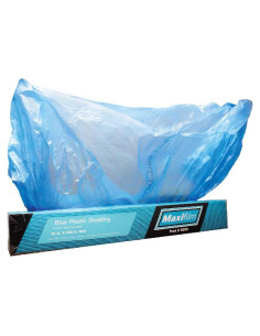 MAXIFILM Rollo Plástico Enmascarar 4.88m x 106.68m Azul