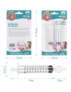Aspirador Nasal para Bebés Vicloon 4pcs Silicona Portátil 2