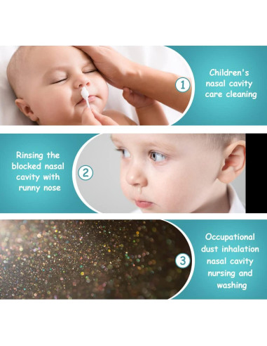 Aspirador Nasal para Bebés Vicloon 4pcs Silicona Portátil