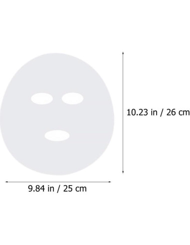 400 Máscaras Faciales Desechables FOMIYES 26x25cm Hidratantes
