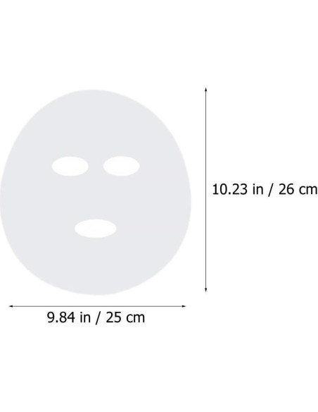 400 Máscaras Faciales Desechables FOMIYES 26x25cm Hidratantes