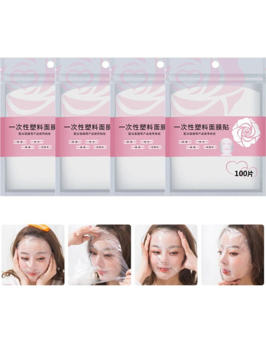 400 Máscaras Faciales Desechables FOMIYES 26x25cm Hidratantes