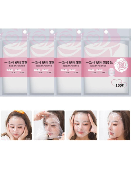 400 Máscaras Faciales Desechables FOMIYES 26x25cm Hidratantes