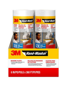 Plástico Enmascarador 3M Hand-Masker MPL6 15,2 cm x 109 m 2