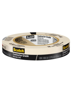 Cinta de Enmascarar Scotch 0.70" x 55 m, Remoción Limpia