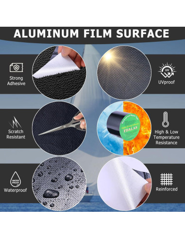 Cinta de Reparación Impermeable FDALAS 7.6cm x 7.62m