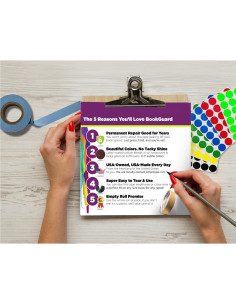 Cinta de Encuadernación ChromaLabel 2,54 cm x 13,72 m 2