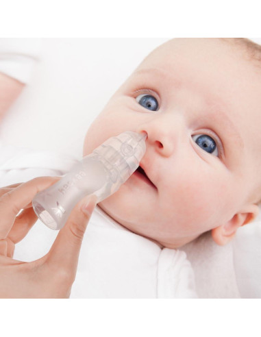 Aspirador Nasal Haakaa Pingüino para Bebés - Silicona Grado Alimenticio