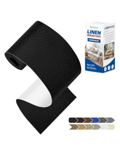 Kit de Parche de Cinta Reparación Tela KING MOUNTAIN 10,16x160cm Negro