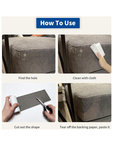 Kit de Parche de Cinta Reparación Tela KING MOUNTAIN 10,16x160cm Negro