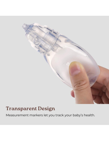 Aspirador Nasal Haakaa Pingüino para Bebés - Silicona Grado Alimenticio
