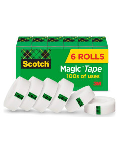 Cinta Mágica Scotch 6 Rollos 1,91 x 254 cm Invisible