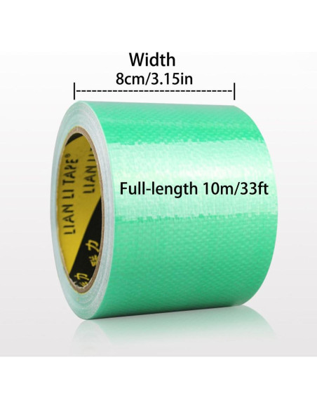 Cinta de Reparación Impermeable 4every 8m Verde UV