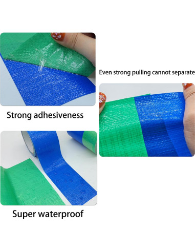 Cinta de Reparación Impermeable 4every 8m Verde UV
