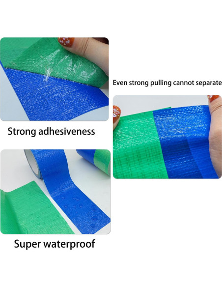 Cinta de Reparación Impermeable 4every 8m Verde UV