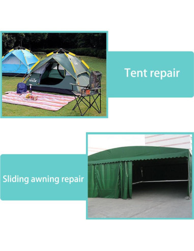 Cinta de Reparación Impermeable 4every 8m Verde UV