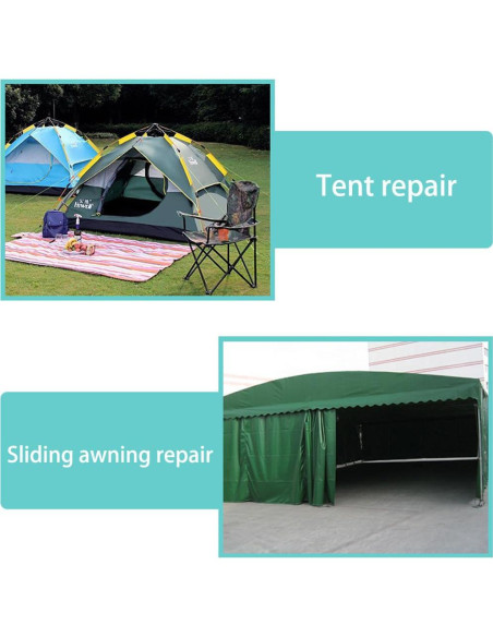 Cinta de Reparación Impermeable 4every 8m Verde UV