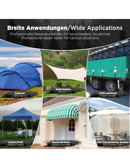 Cinta de Reparación Impermeable 4every 8m Verde UV