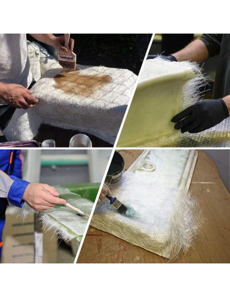 Cinta de Mat de Fibra de Vidrio Etossan 10 Yds x 10 cm