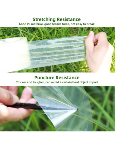 Cinta de Reparación Ohuhu 15,24 cm x 29,87 m Plástico PE