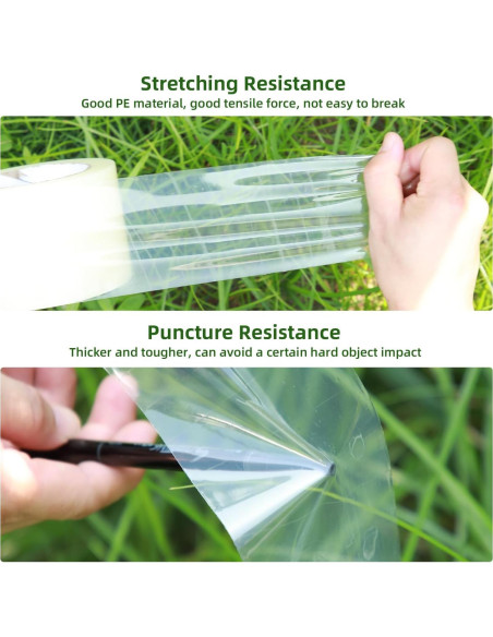 Cinta de Reparación Ohuhu 15,24 cm x 29,87 m Plástico PE