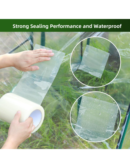 Cinta de Reparación Ohuhu 15,24 cm x 29,87 m Plástico PE