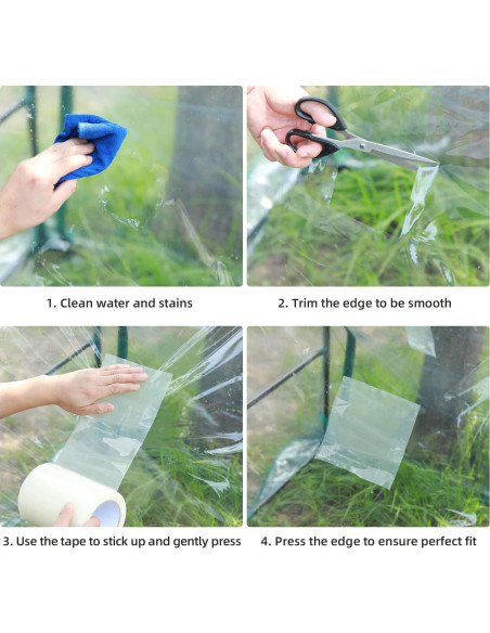 Cinta de Reparación Ohuhu 15,24 cm x 29,87 m Plástico PE