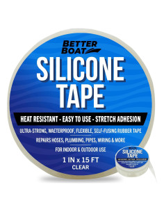 Cinta de Silicona Transparente 15 pies Better Boat
