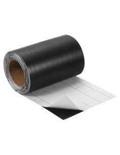 Cinta de Grano de Madera uxcell 10m x 10cm Negra Autoadhesiva