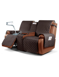 Funda Impermeable Ruaozz para Loveseat Reclinable 2 Plazas