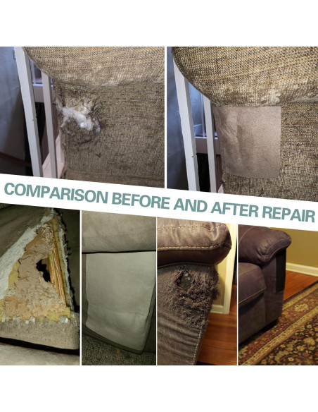 Parche de Reparación Azobur 10x76 cm Microfibra Autoadhesivo