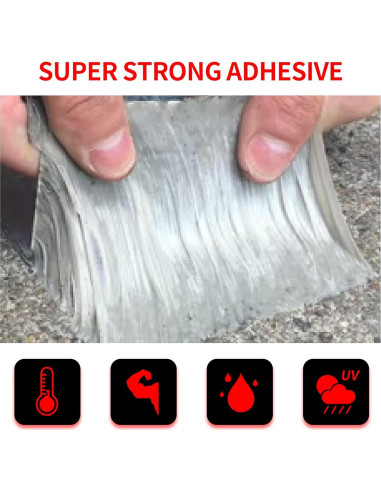 Cinta Butílica Impermeable TAPEBEAR 5 cm x 5 m Alta Resistencia