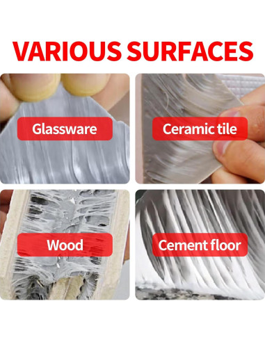 Cinta Butílica Impermeable TAPEBEAR 5 cm x 5 m Alta Resistencia