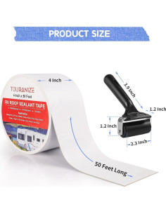 Cinta Selladora para Techo RV Touranize 10,16 cm x 15,24 m 2
