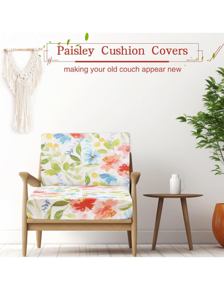 Fundas de Cojín de Patio Newwiee 12 Pcs Estirables