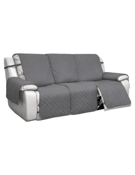 Cubierta de Sofá Reclinable PureFit 3 Asientos Gris Claro