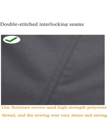 Cubierta de Sofá de Patio Garden Balsam 85" V Gris Oscuro