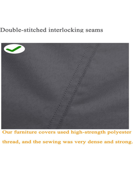 Cubierta de Sofá de Patio Garden Balsam 85" V Gris Oscuro